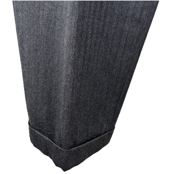 Evan Picone - Elder-Beerman Men’s Suit 2 Piece Gray Wool Jacket 46R Pants 38x28 - Picture 11 of 12